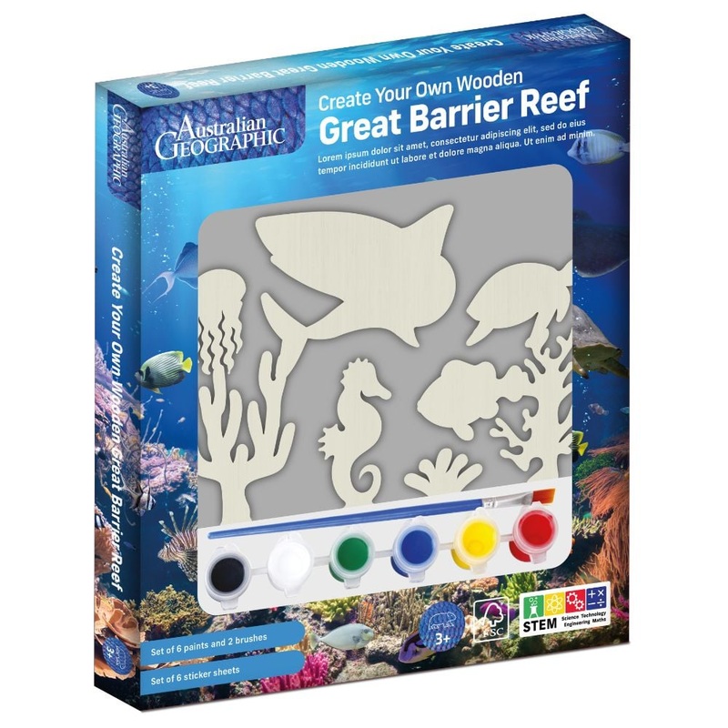 AusGeo Wooden Great Barrier Reef