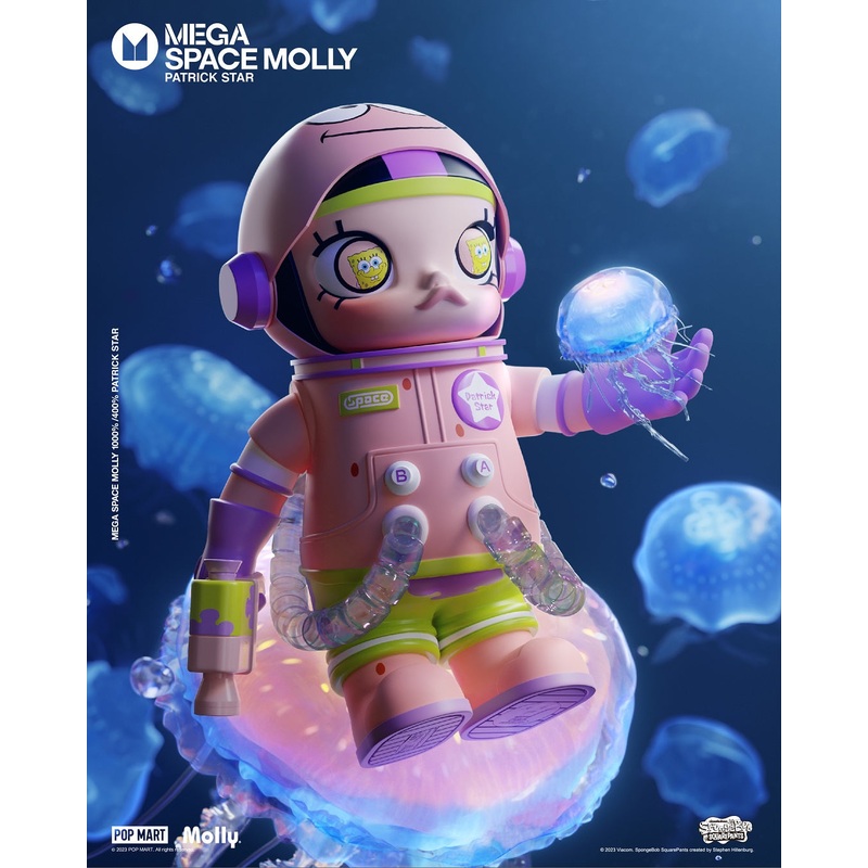 POP MART MEGA SPACE MOLLY 1000% Patrick Star